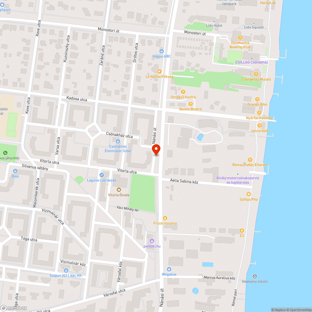 Gyanús autó bejelentés helye