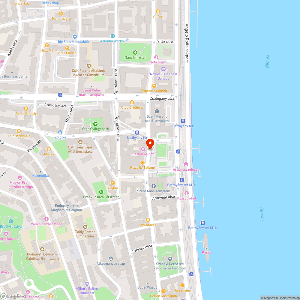 Sistergő hangszóró a héven bejelentés helye