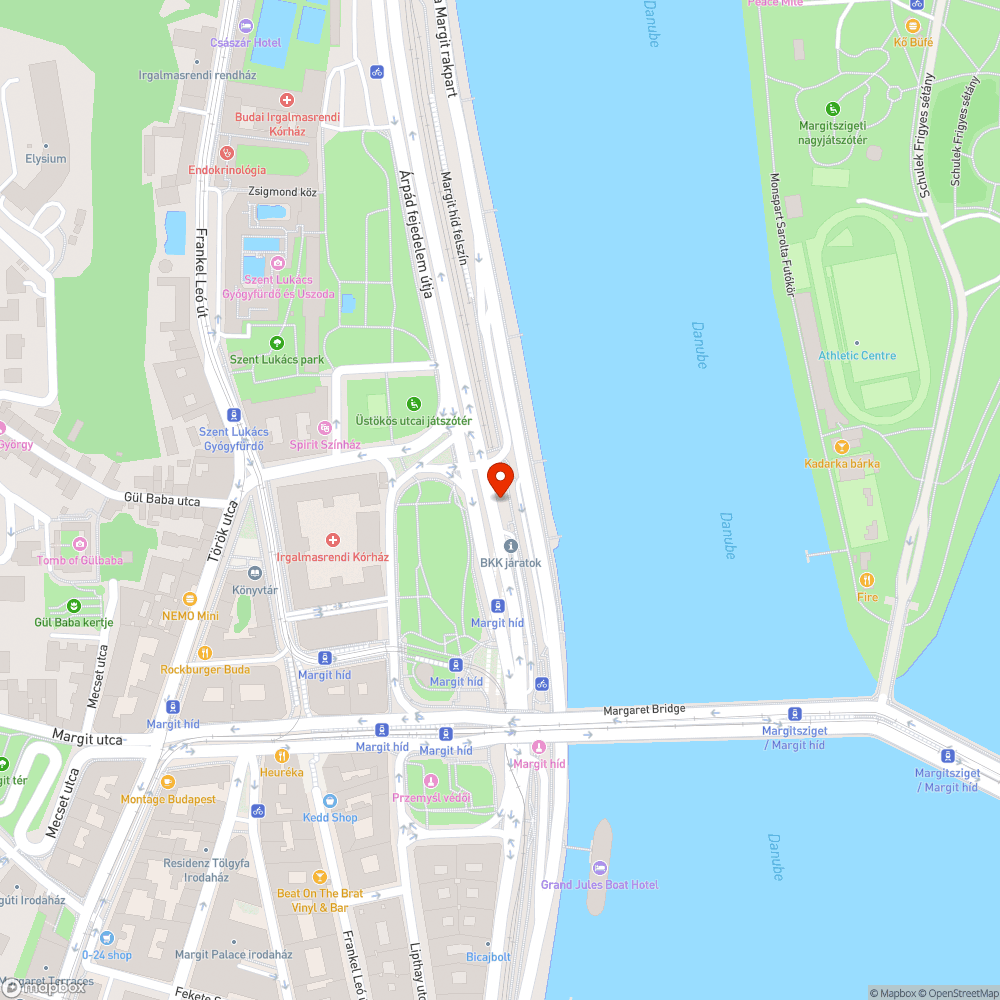 Sistergő hangszóró a héven bejelentés helye