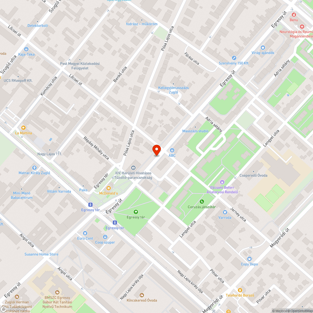 Besüllyedt bejelentés helye