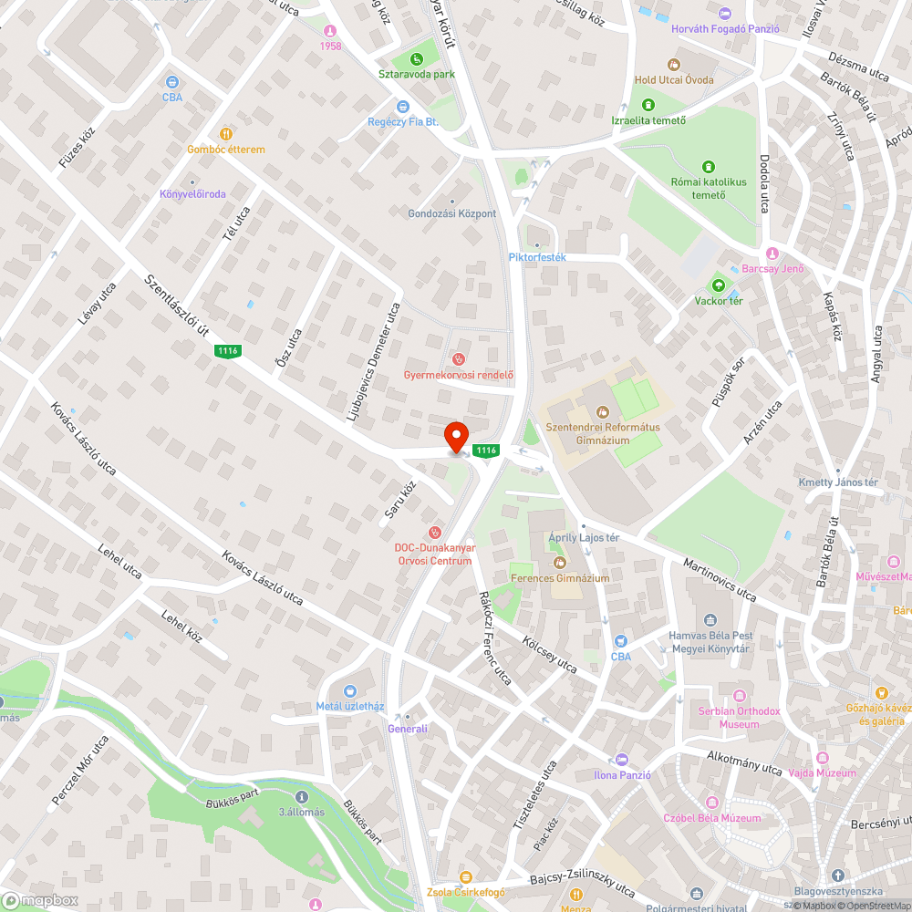 Félbemaradt útjavítás a Szentlászlói úton bejelentés helye