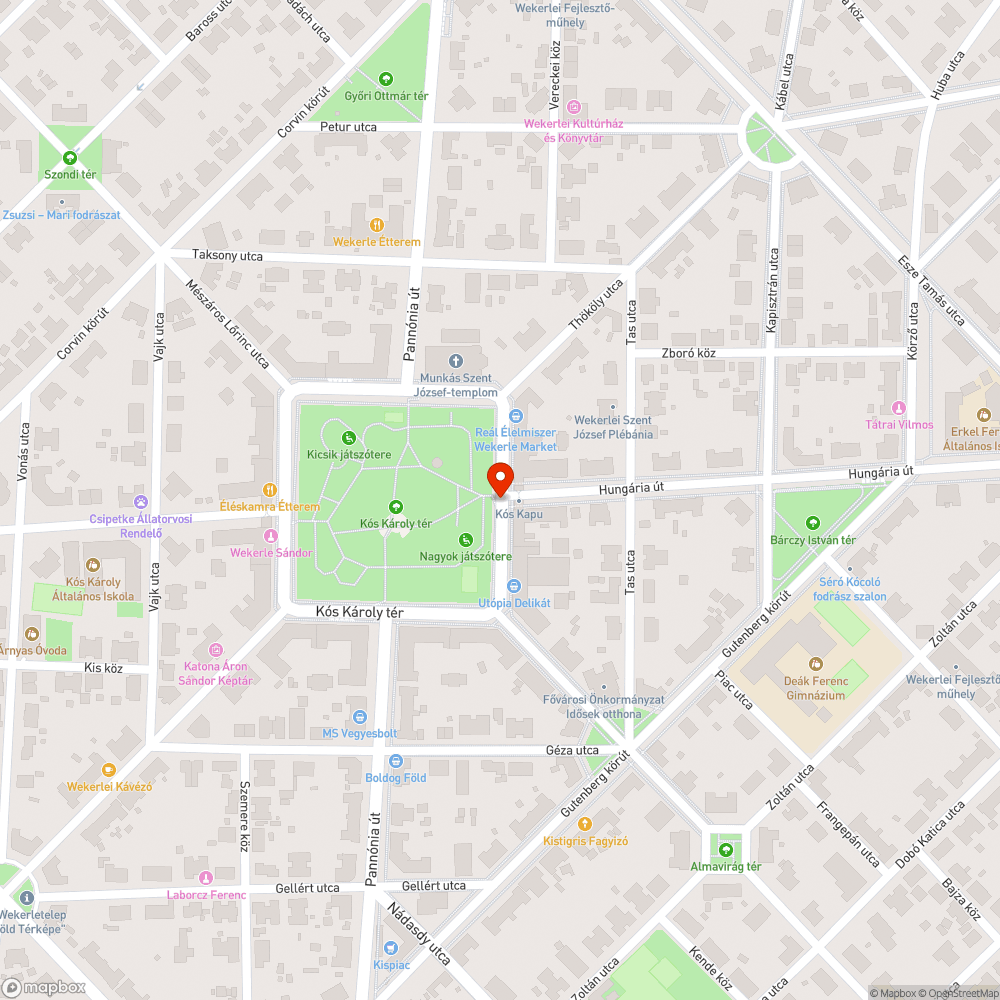 Kitört poller bejelentés helye