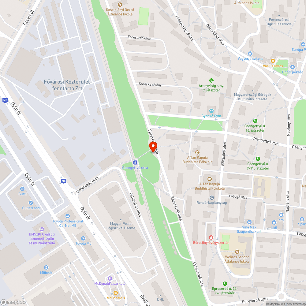 Graffitis tábla bejelentés helye