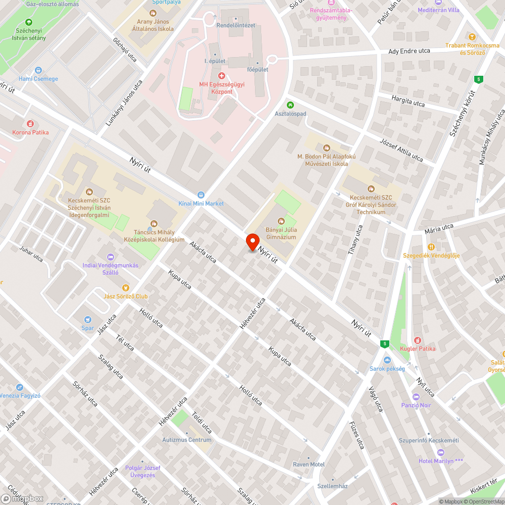 Hiányzó névtábla a Széchenyi körúton bejelentés helye