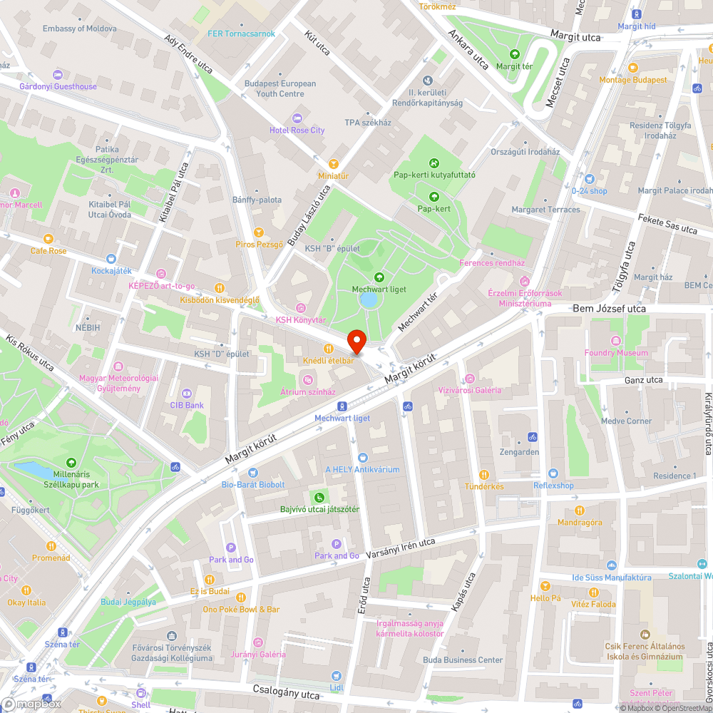 Csak az úttesten lehet kerülni bejelentés helye