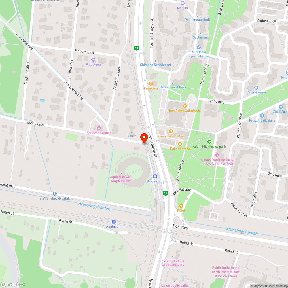 Lekopott zebra bejelentés helye