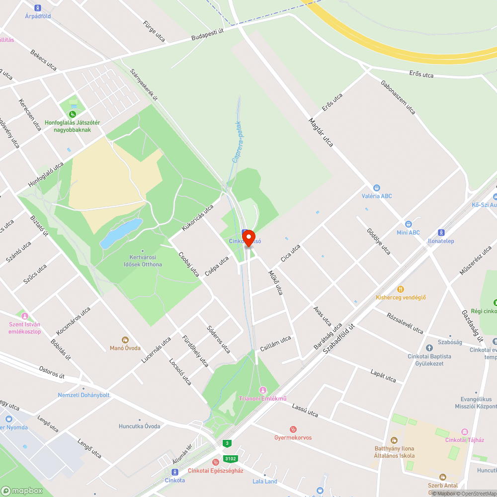 Graffitis szekrény bejelentés helye