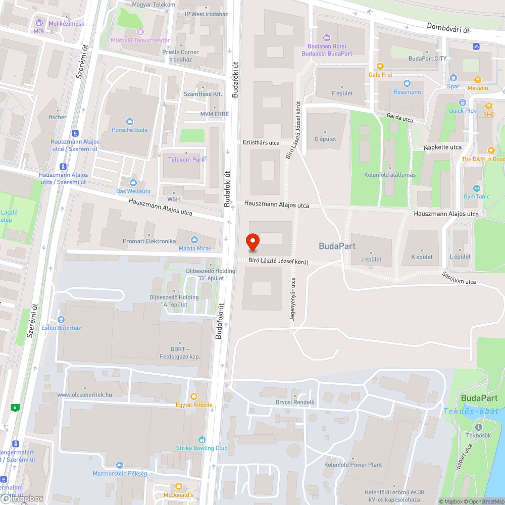 Gasztromobil a Budafoki úton bejelentés helye