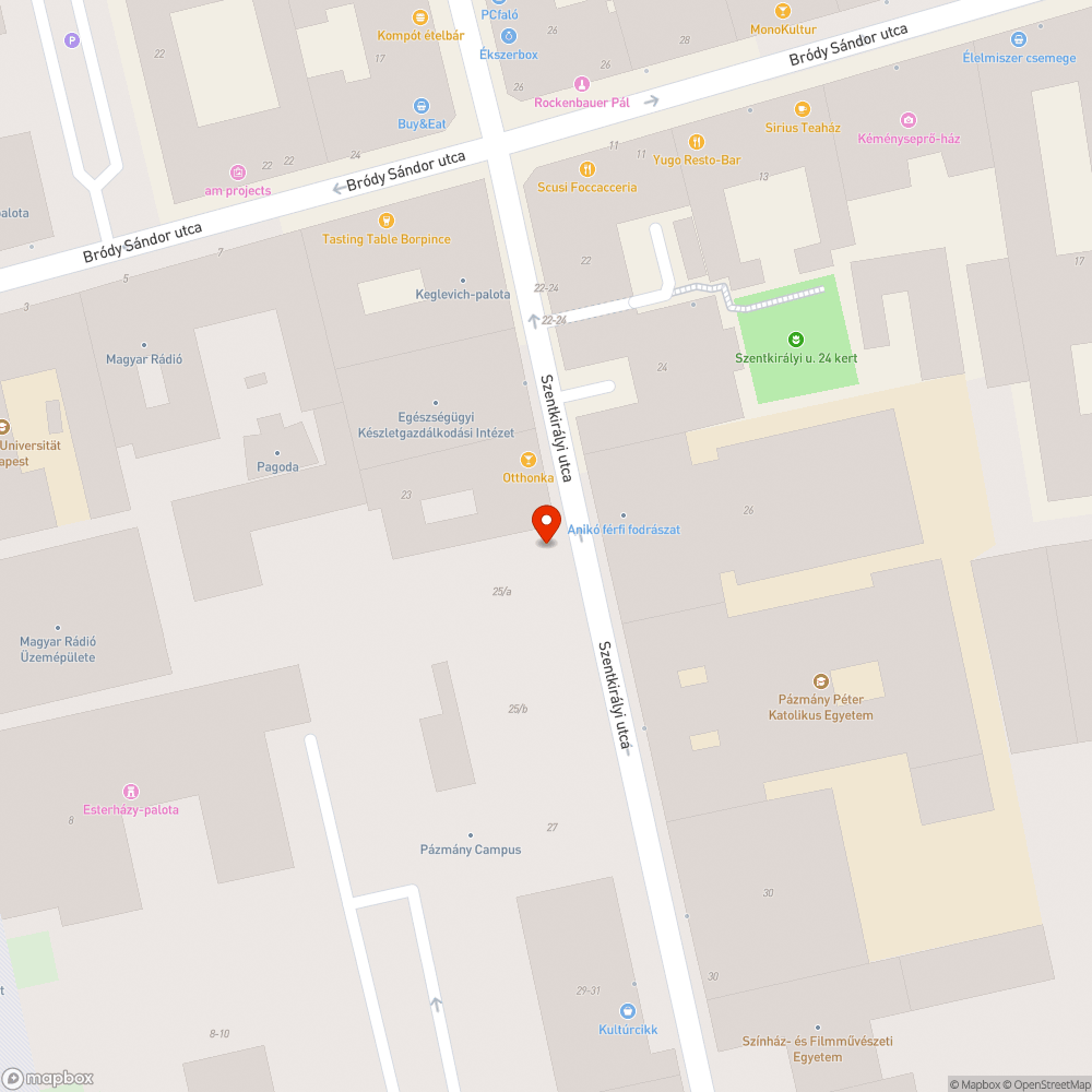 Szemét bejelentés helye