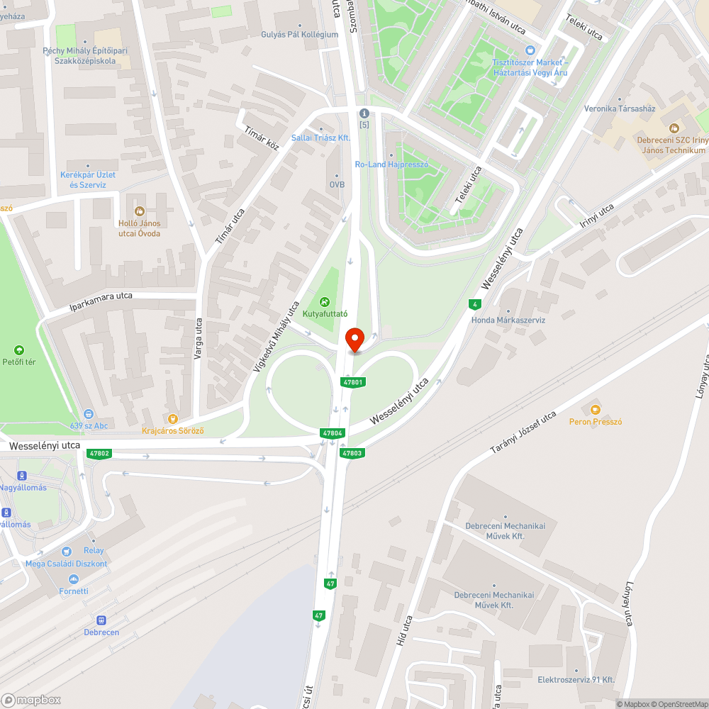 Illegális hulladéklerakás a Sumen utcai felüljáró alatt bejelentés helye