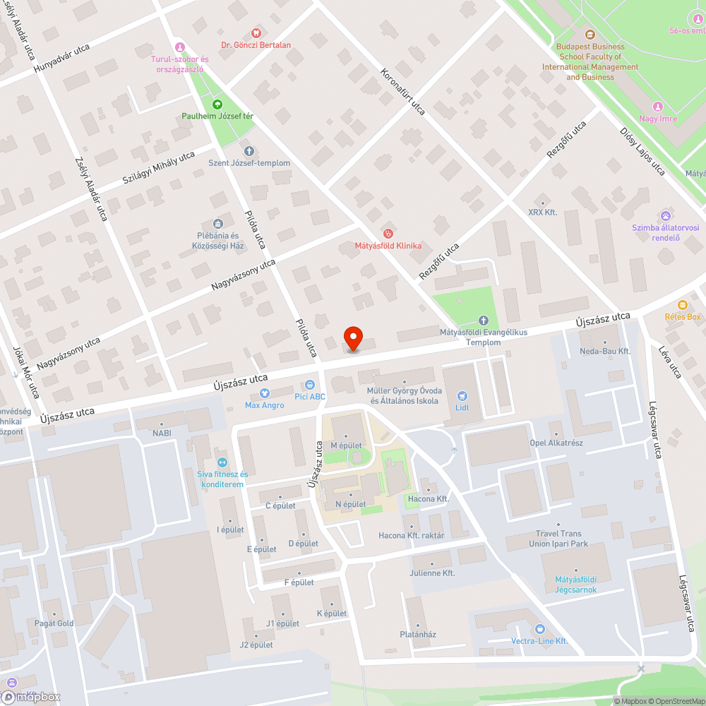 Szemetes buszmegálló bejelentés helye