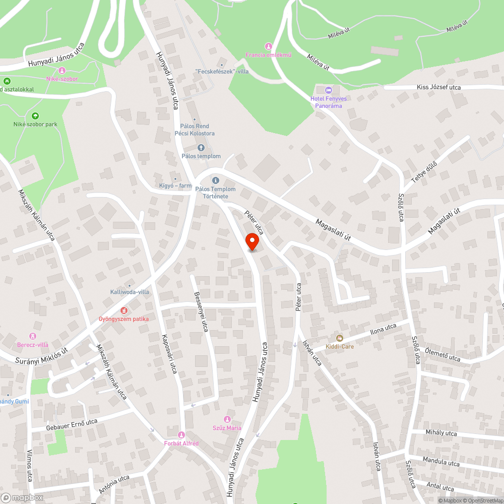 Járda, és az utat összekötő feljáró bejelentés helye