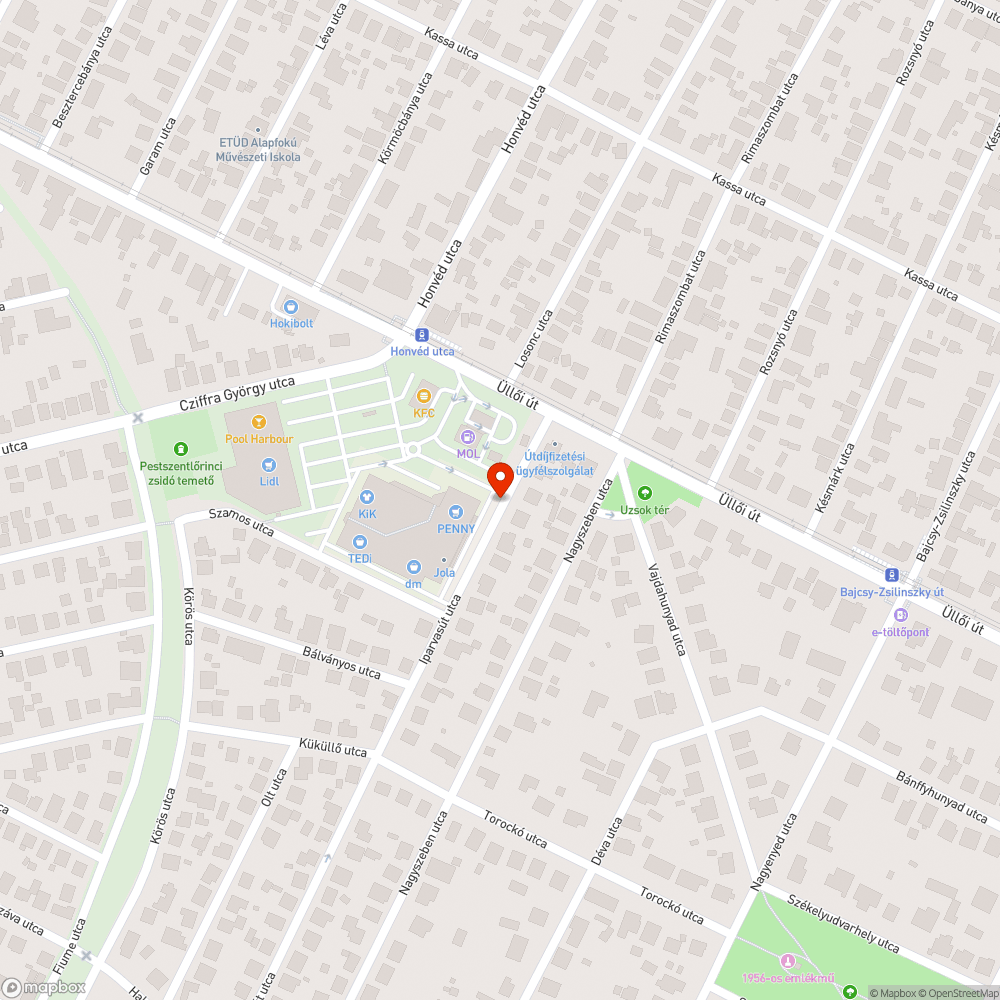 Tulzó és gyakran nem betartott STOP tábla bejelentés helye