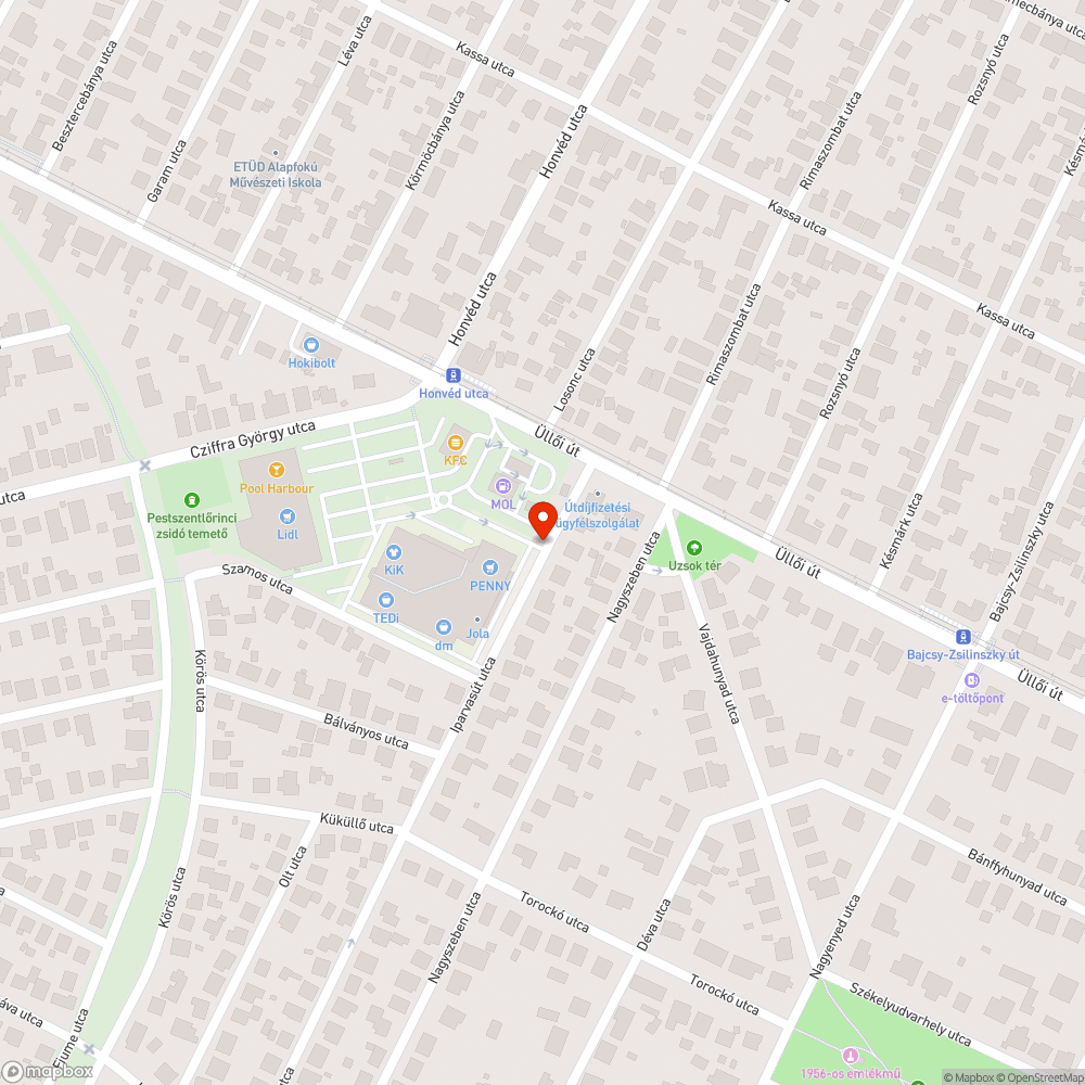 Egyke behajtani tilos tábla bejelentés helye