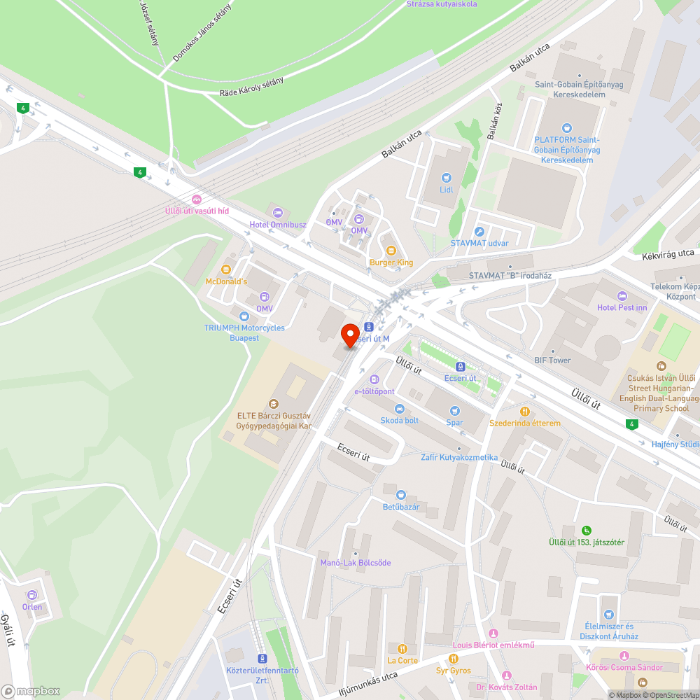 Összefirkált matrica bejelentés helye