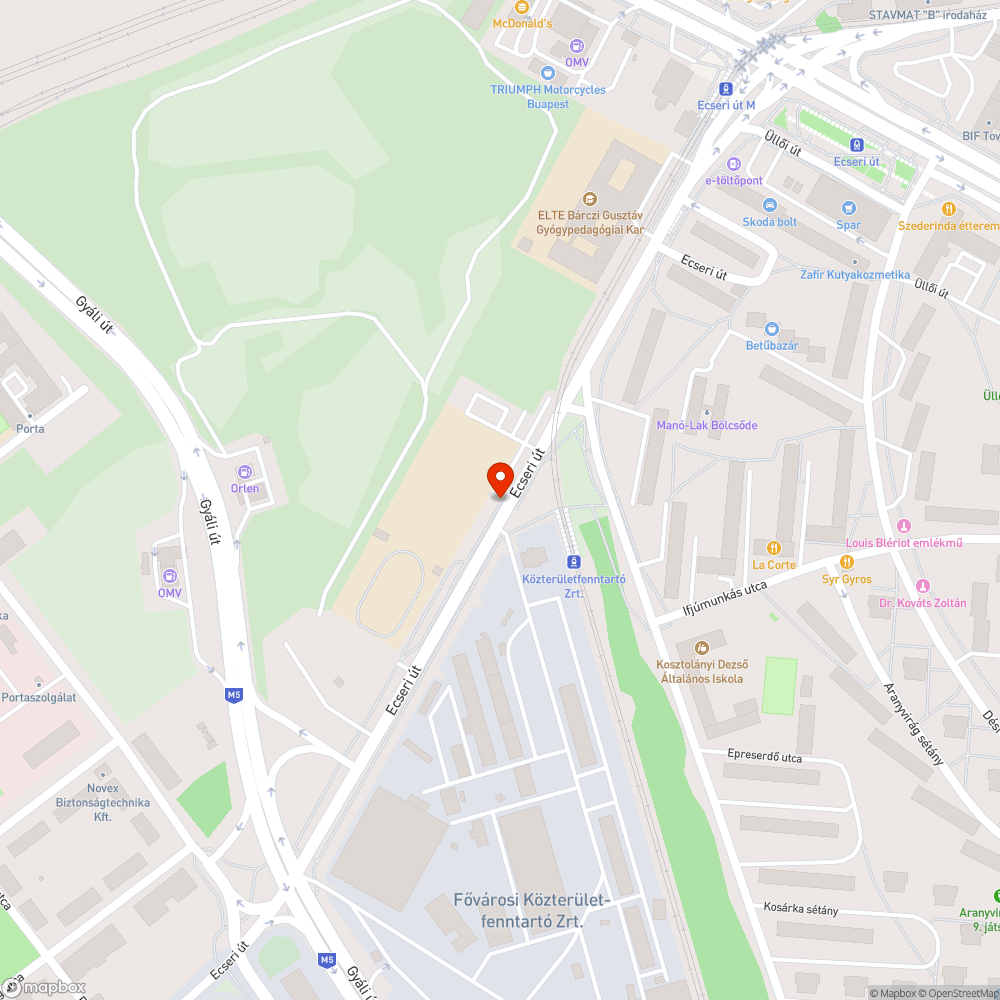 Kopott zebra bejelentés helye