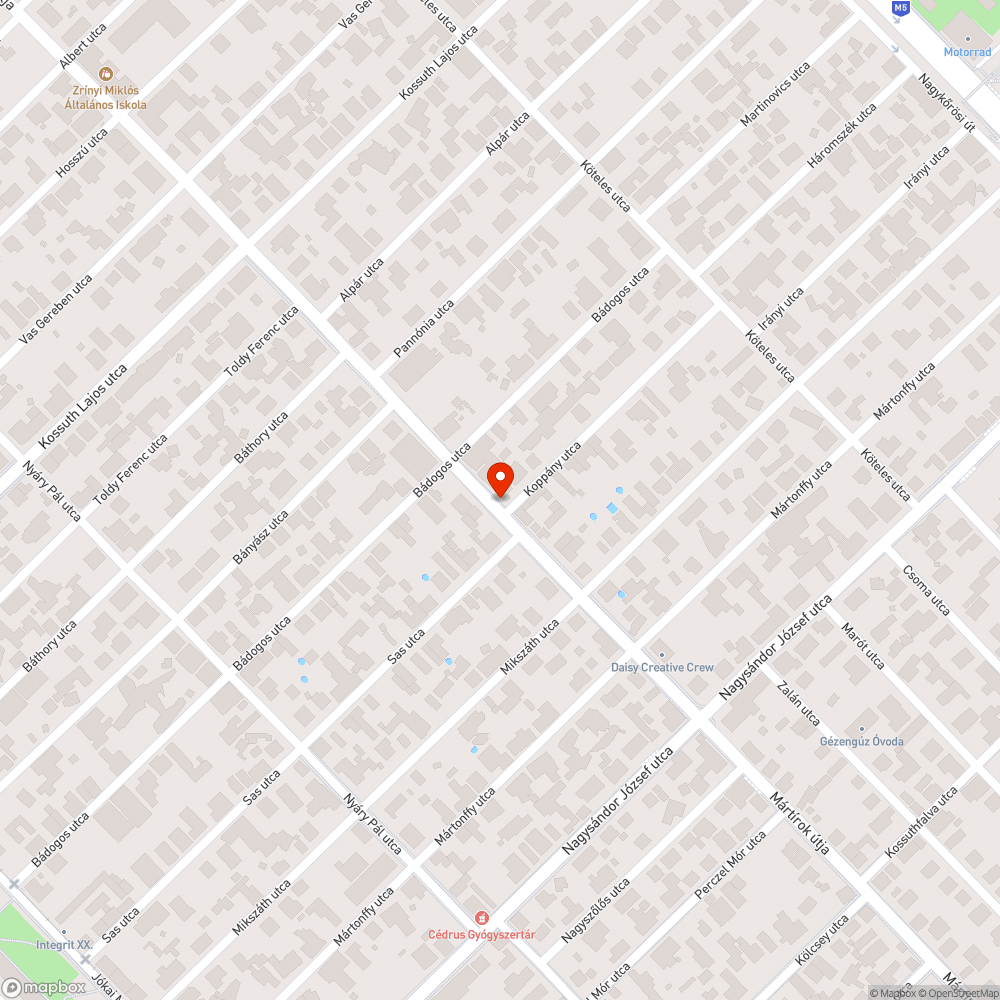 Kiszáradt fa bejelentés helye