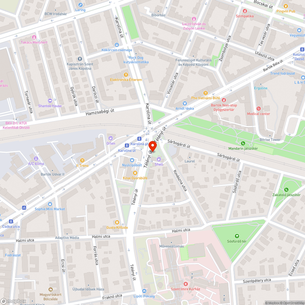 Megsüllyedt aknafedél bejelentés helye