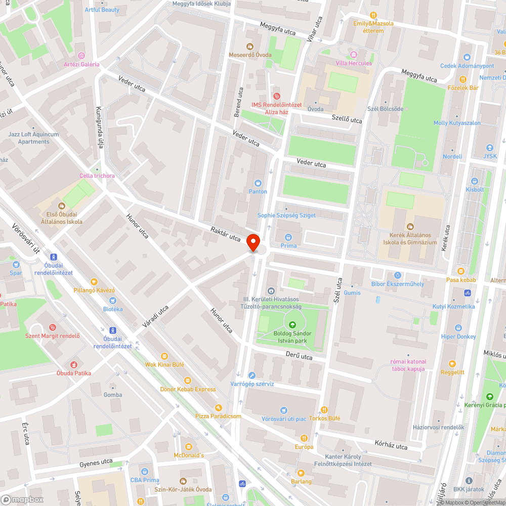 Elhagyott szemeteszsák bejelentés helye