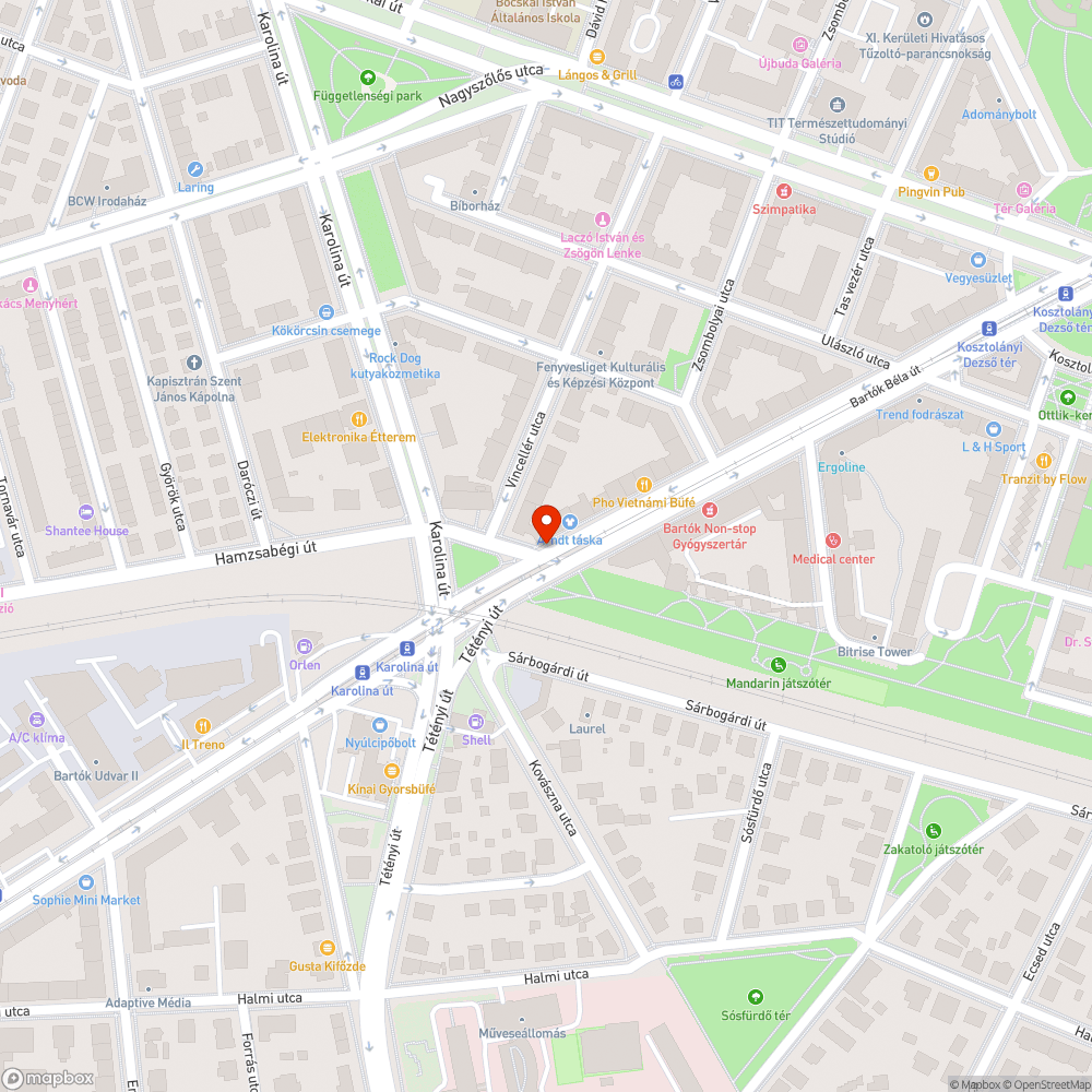 Kidőlt oszlop bejelentés helye