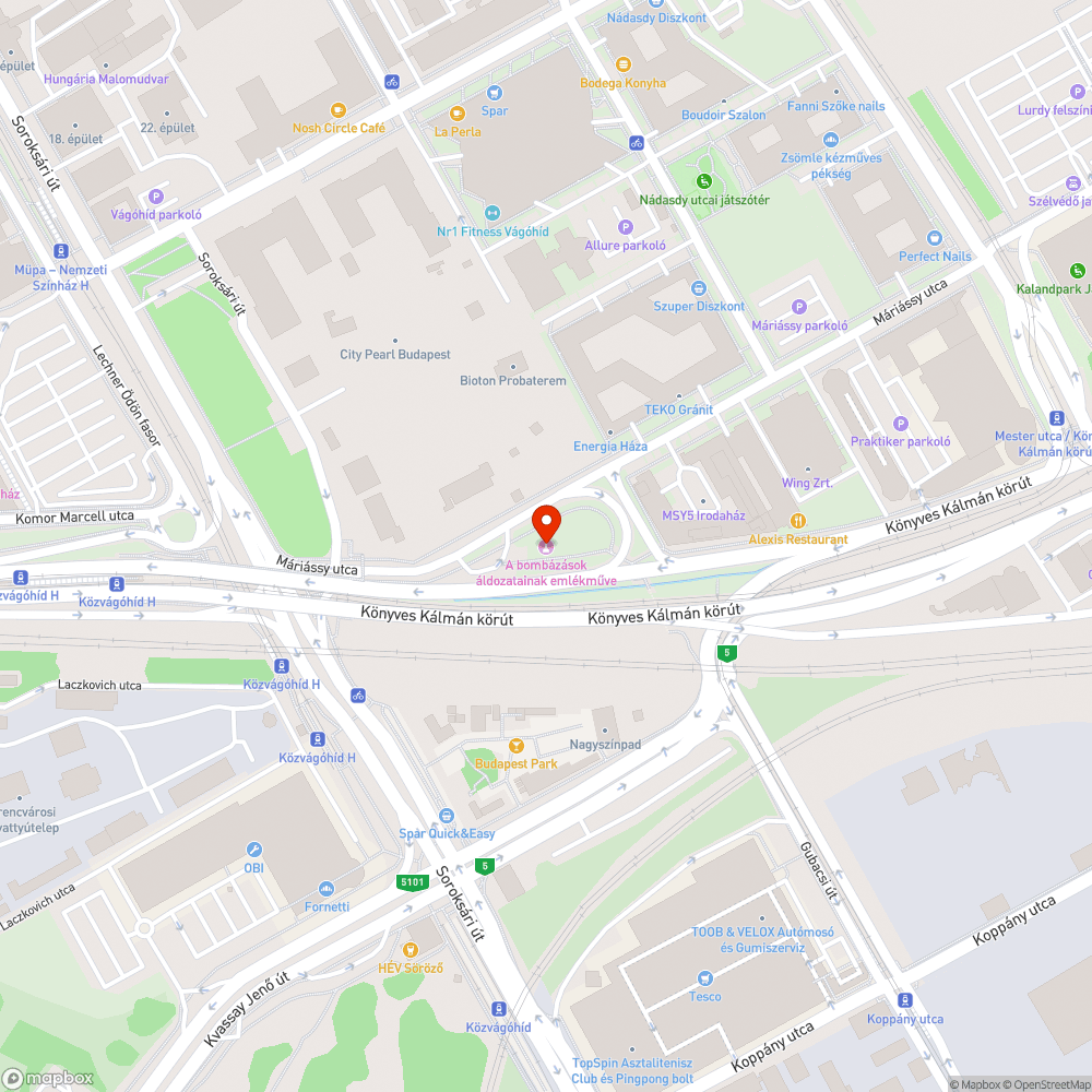 Parkolás a zöldfelületen bejelentés helye