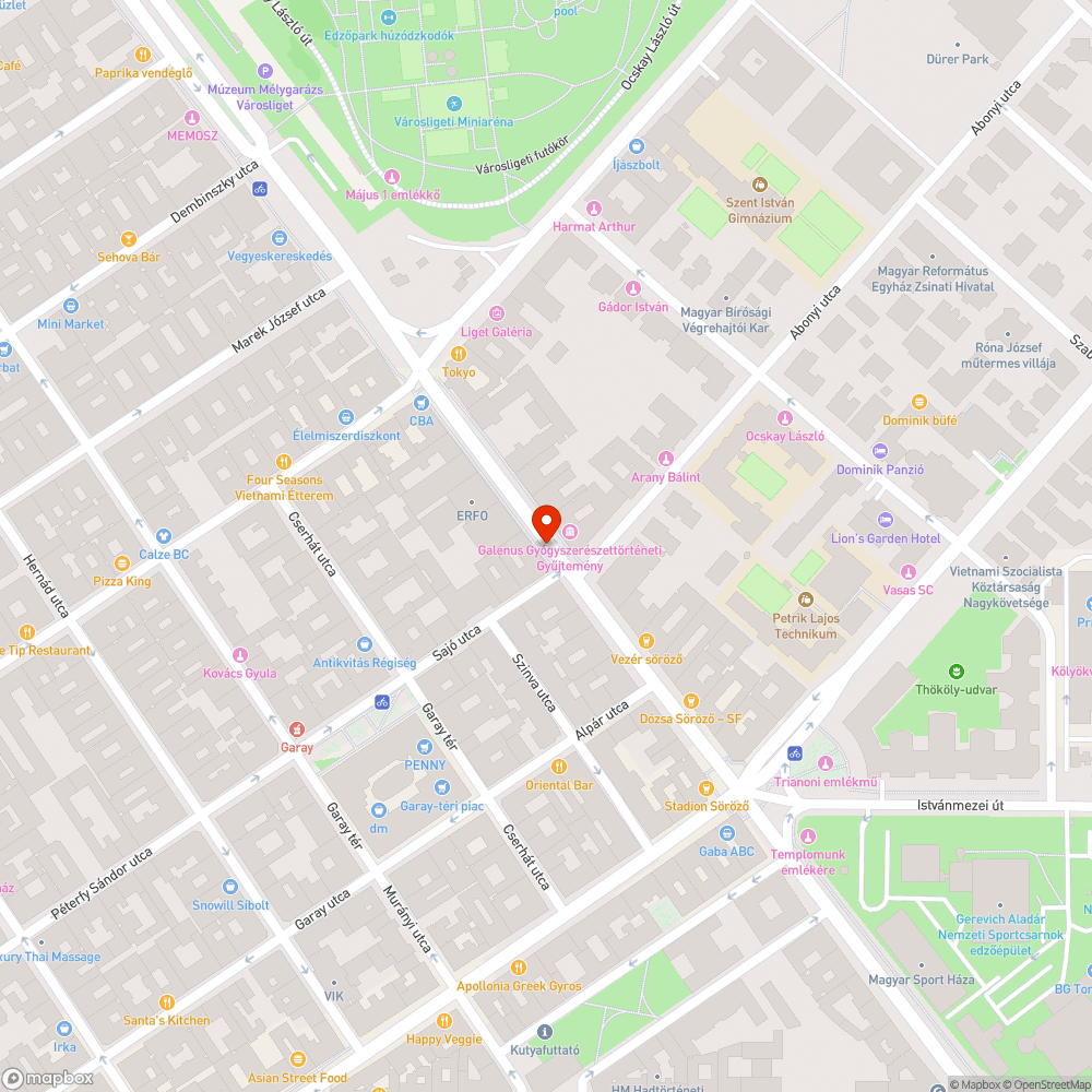 Elhagyott autók bejelentés helye