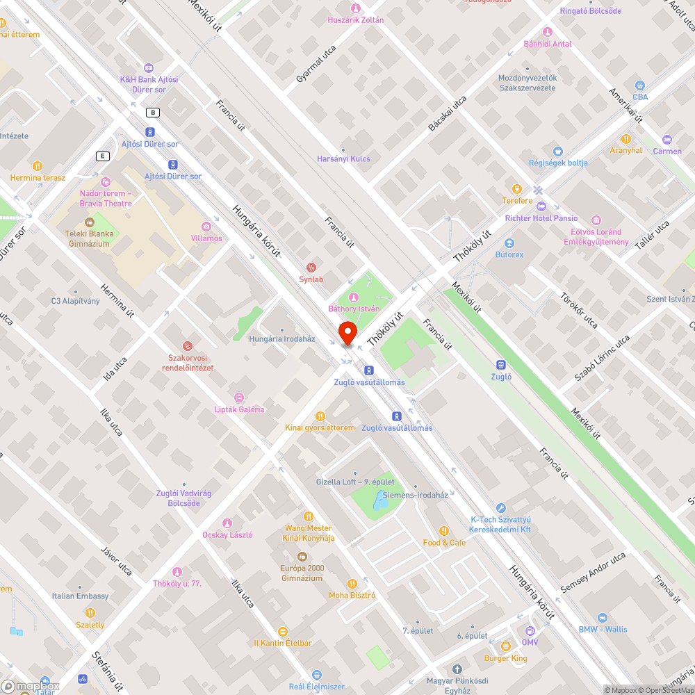 Kopott zebra bejelentés helye