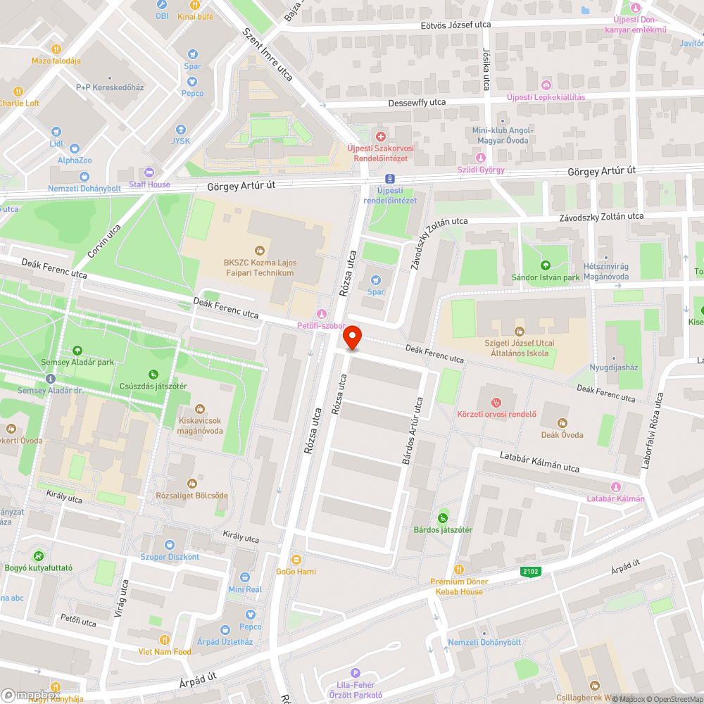 Gyalogos átvezetést rendszeresen elálló autók bejelentés helye