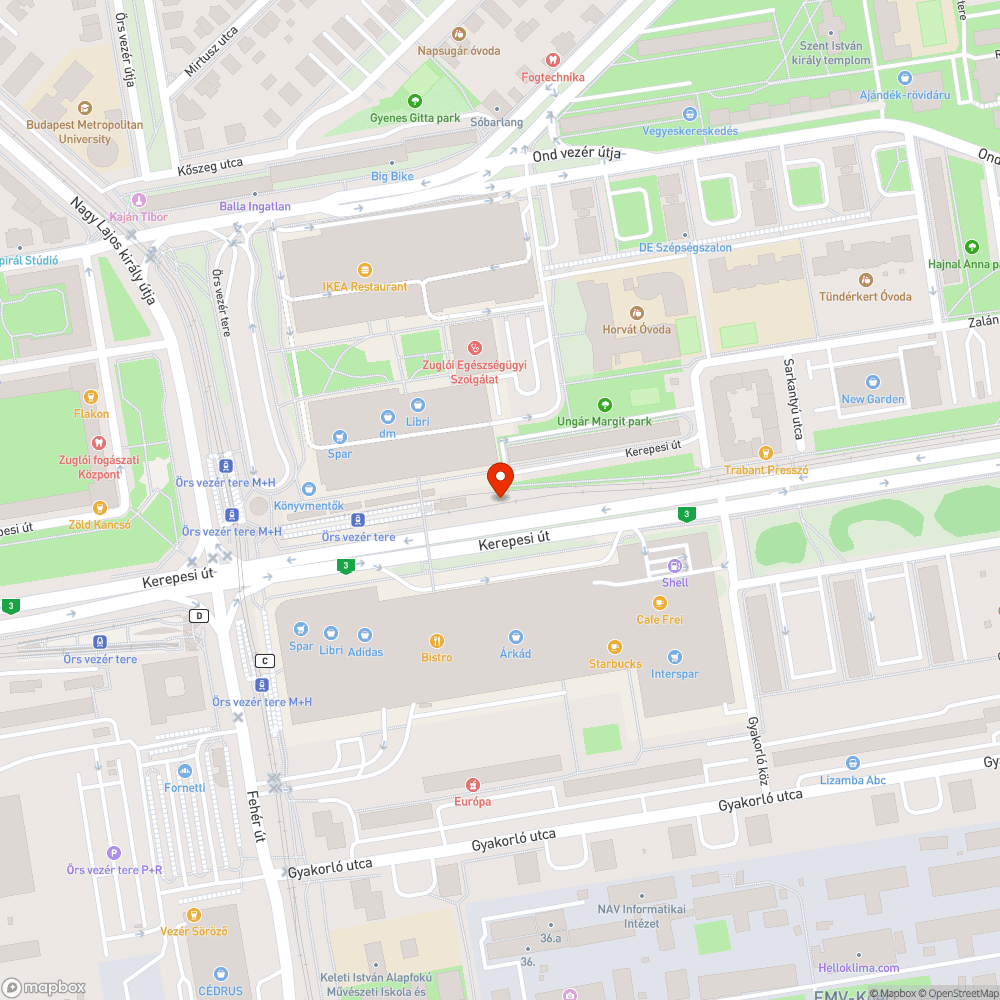 Firkálások bejelentés helye