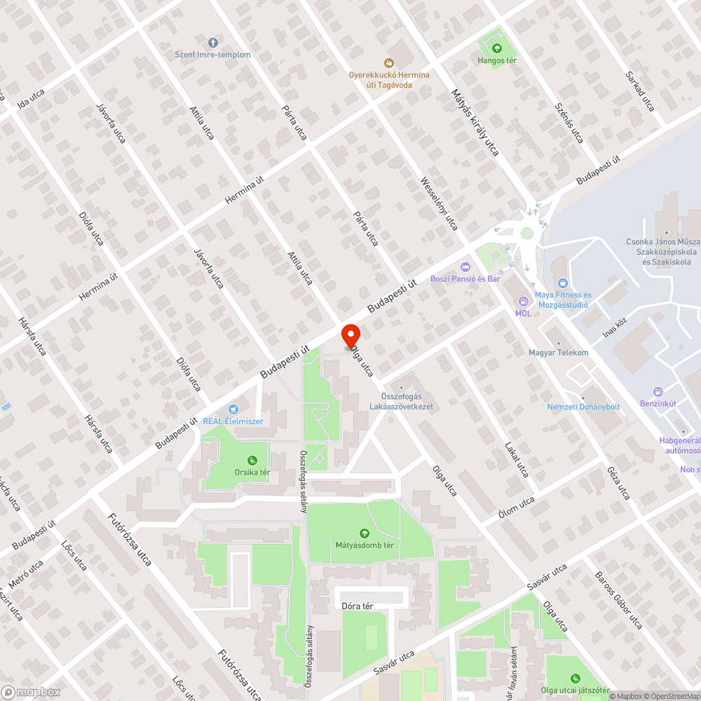 Roncsautó bejelentés helye