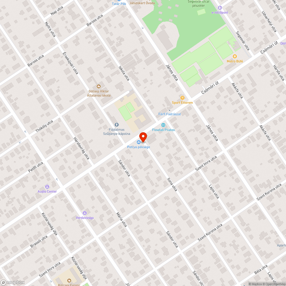 Elhagyott autó bejelentés helye