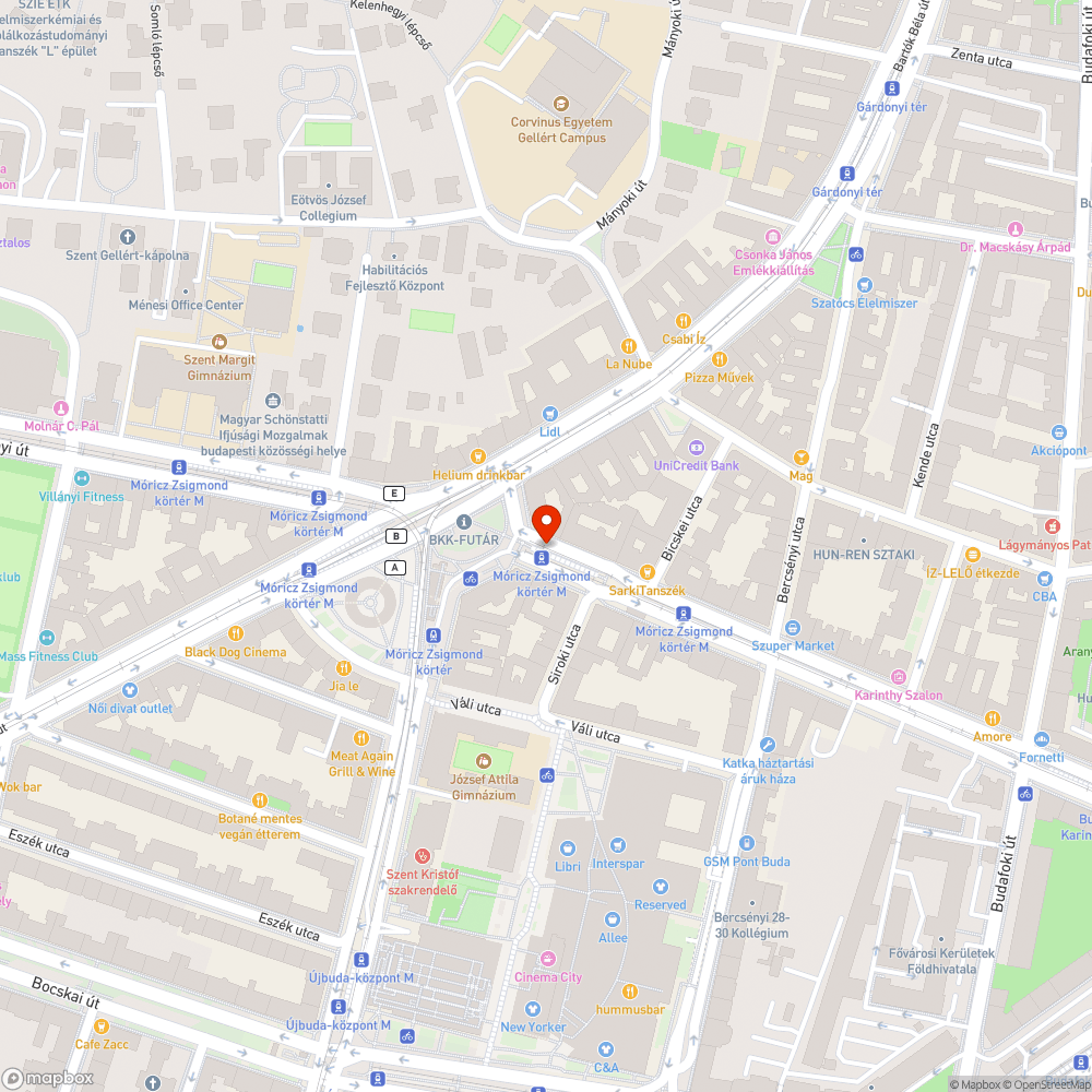 Hiányzó szemetes bejelentés helye