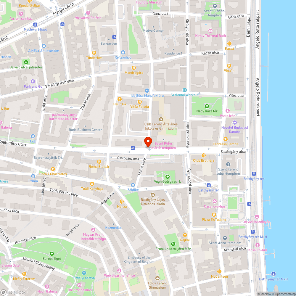 Lekopott a zebra bejelentés helye