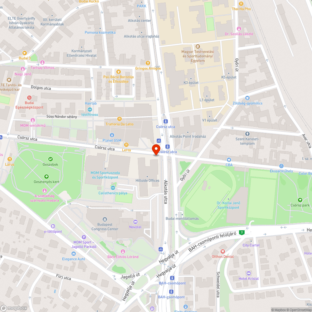 Kaotikus állapotok a Csörsz utcában és környékén bejelentés helye