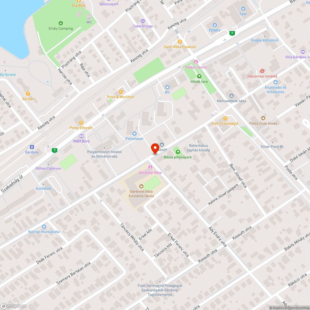 Gyalogátkelő hiány a Bóné Kálmán utcában 2. – Orvosi rendelő bejelentés helye