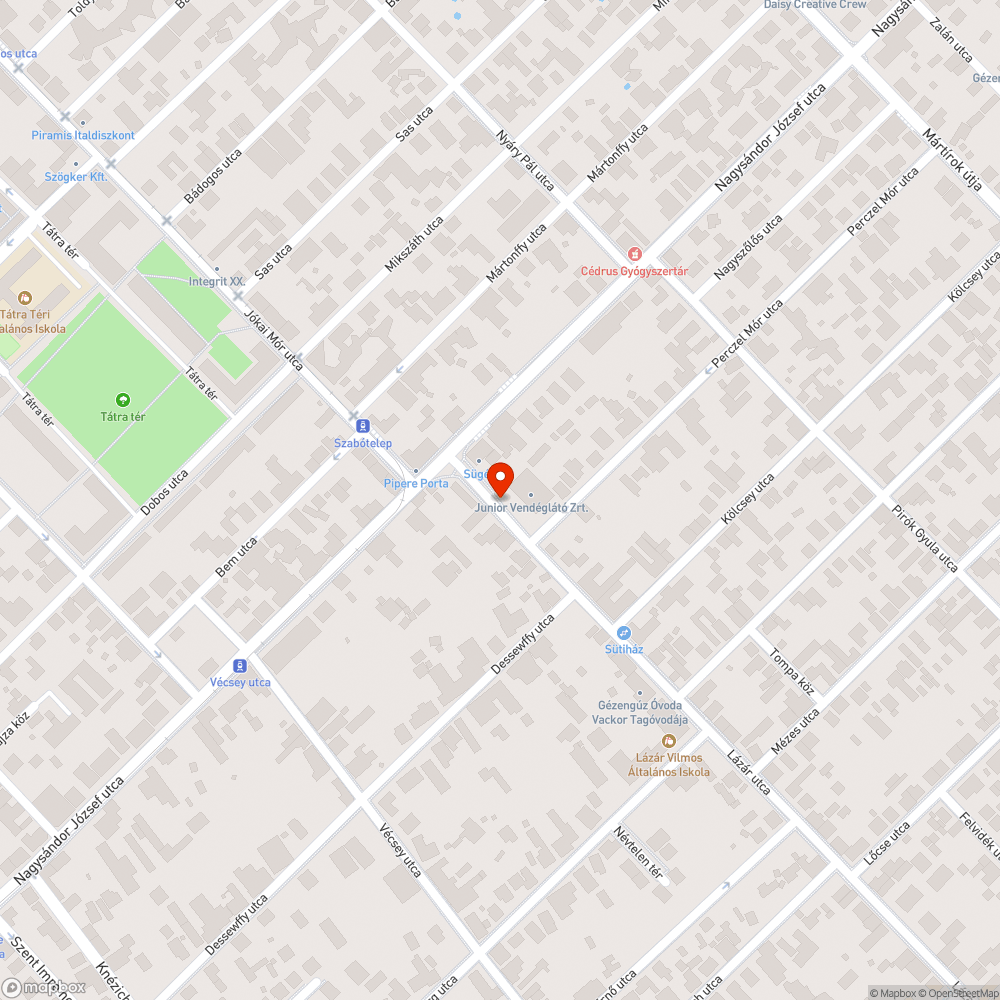 Graffitis váró bejelentés helye