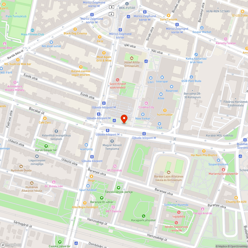 Felgyűrődött aszfalt a buszmegállóban bejelentés helye