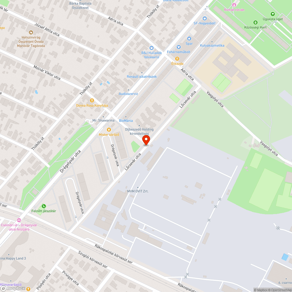 Fekvőrendőr probléma bejelentés helye