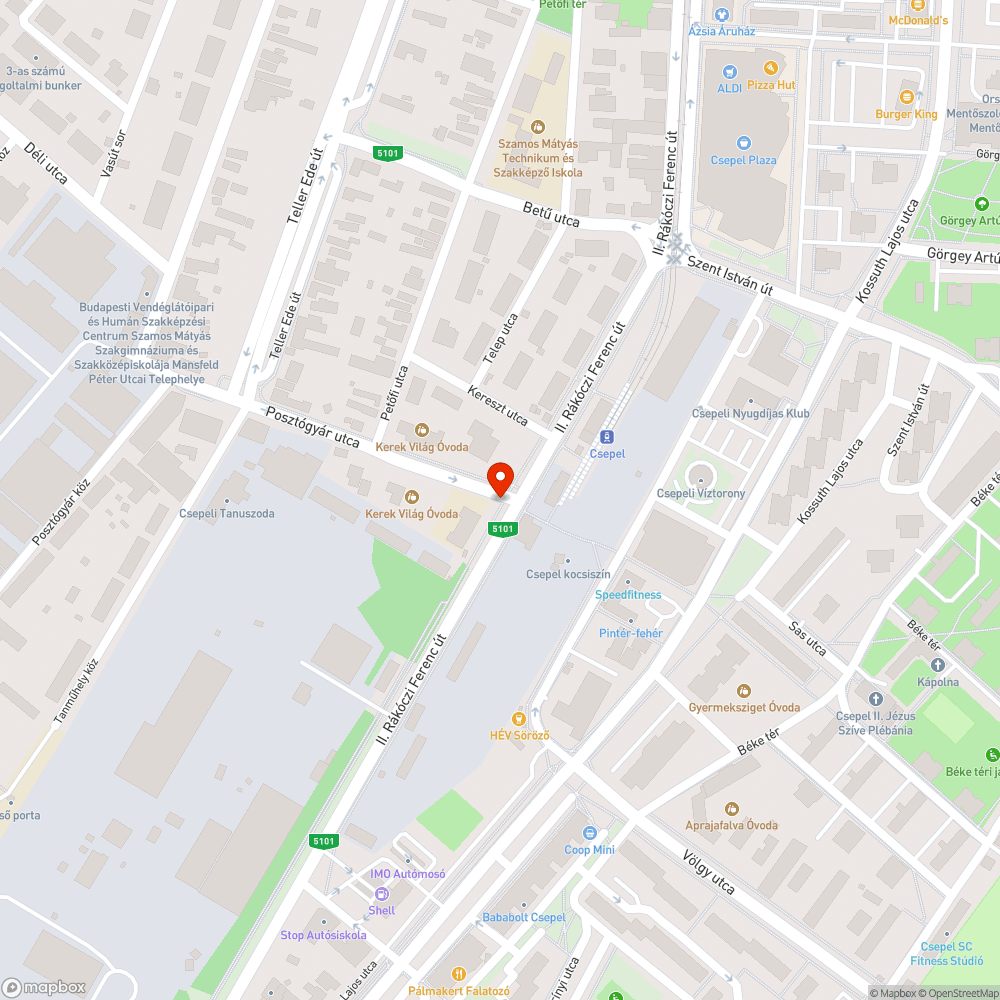 Hiányzó fényterelők bejelentés helye