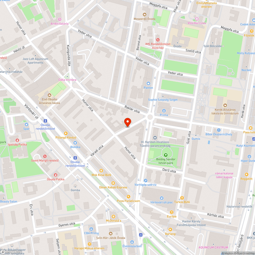 Váradi utca 1-7 bejelentés helye