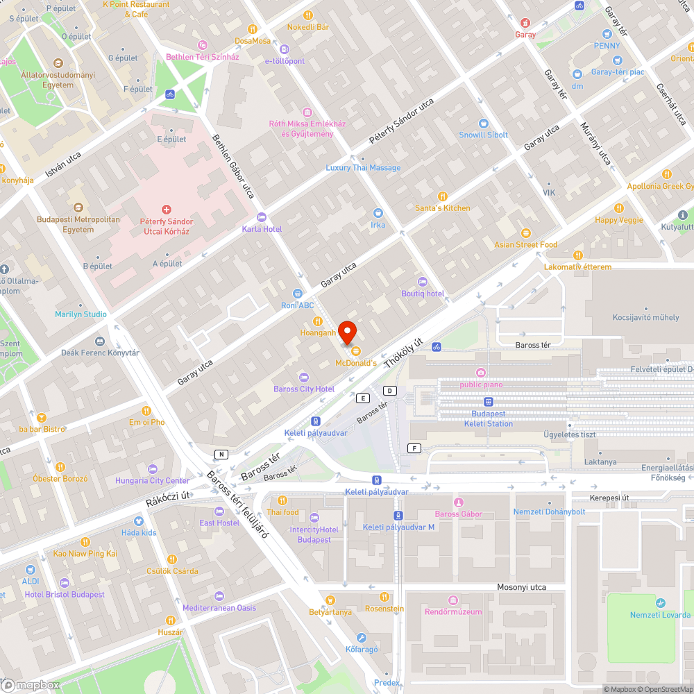 Graffitis pad bejelentés helye