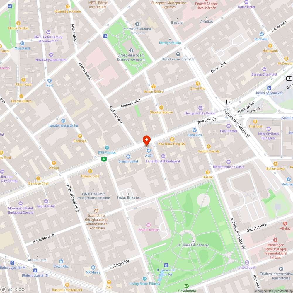 Levitézlett pad bejelentés helye