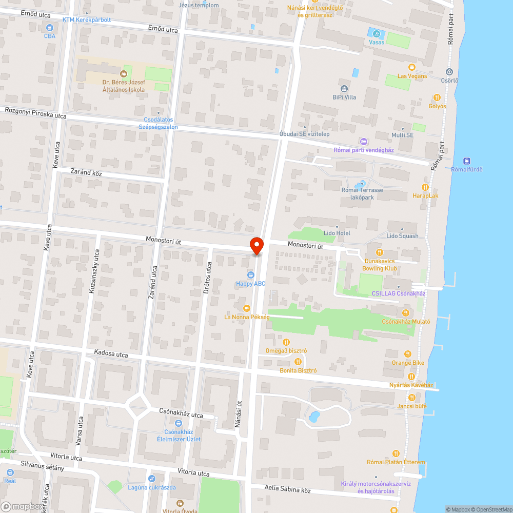 Lakók által üzemeltetett szemetes bejelentés helye