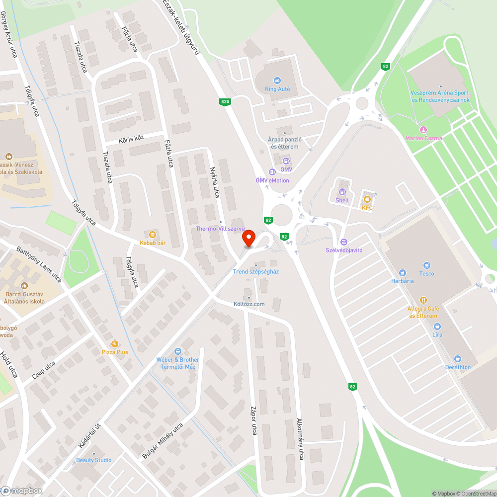 Kidöntött hulladékgyűjtő edény bejelentés helye