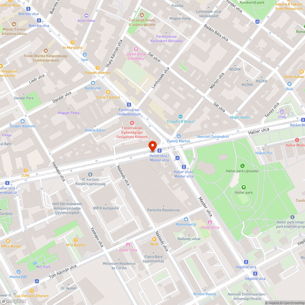 Összefirkált a 1583 pályaszámú villamos bejelentés helye