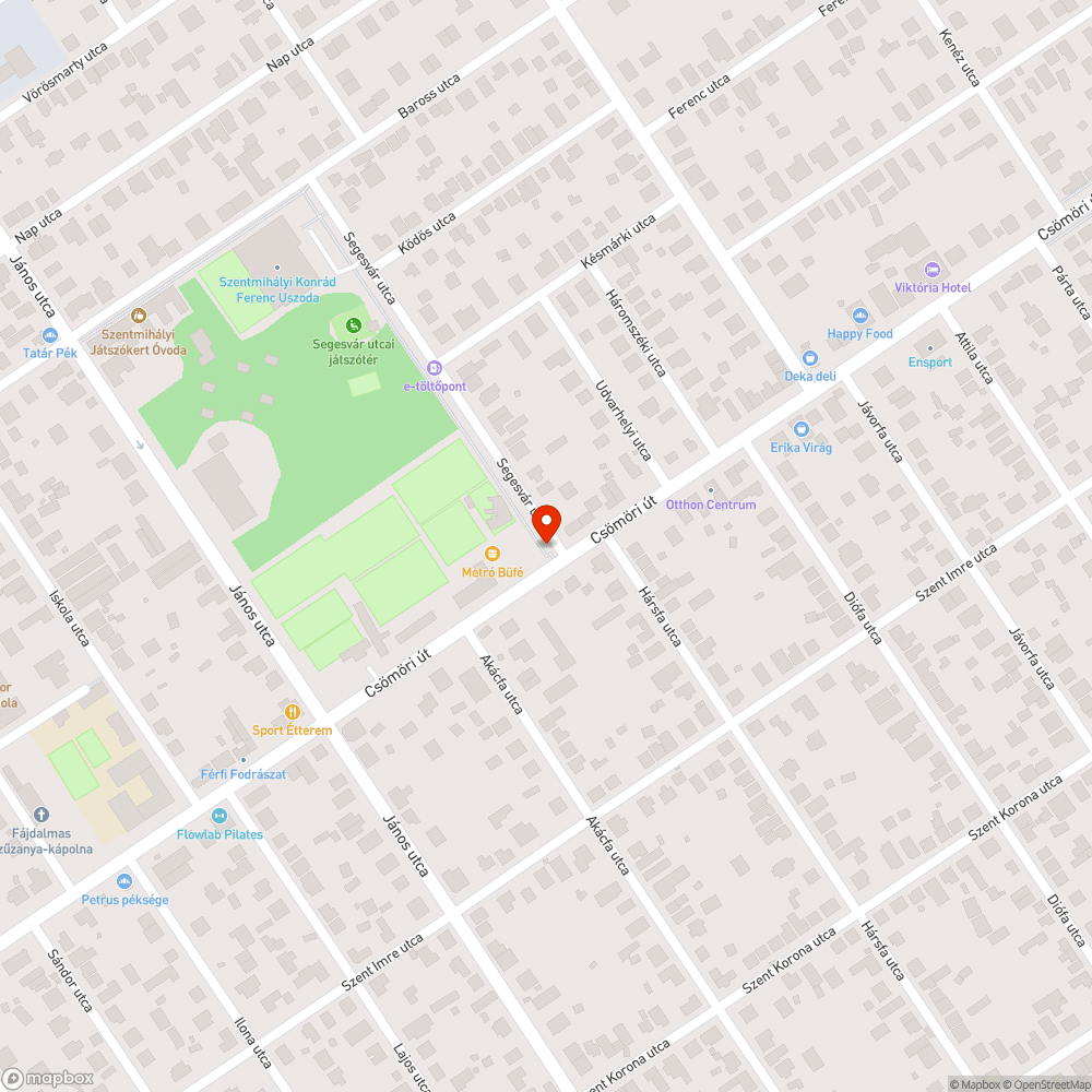 Elhagyott személygépkocsi bejelentés helye