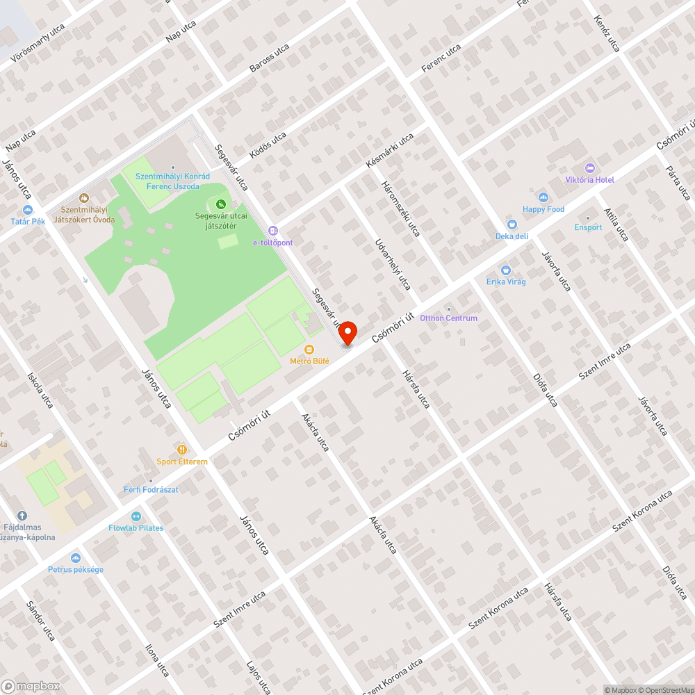 Zöldhulladék kupac bejelentés helye