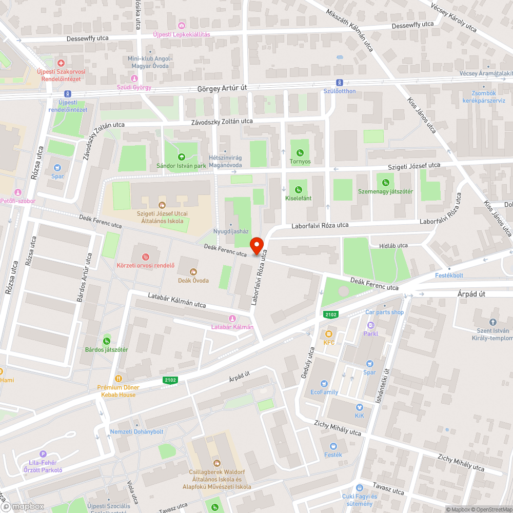 Balesetveszély!! Eltört fa ágazat a sétány felett! bejelentés helye