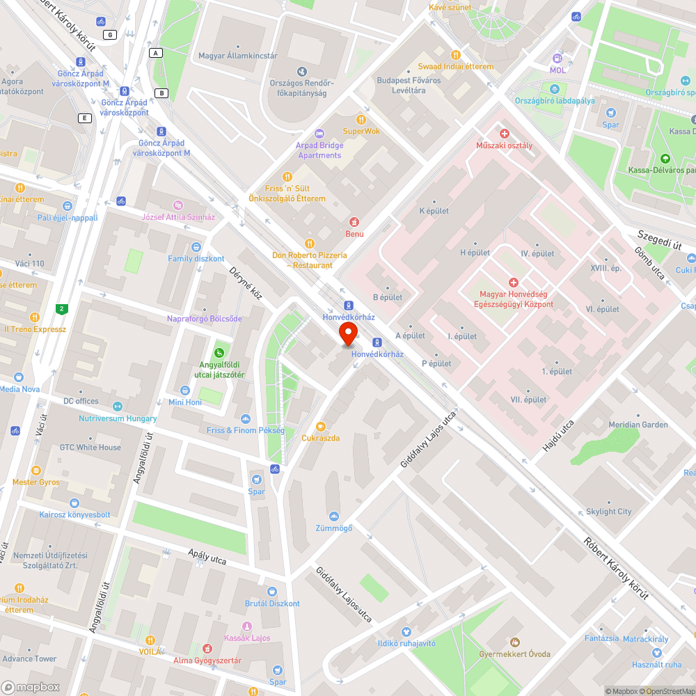 Közterületi hulladék bejelentés helye