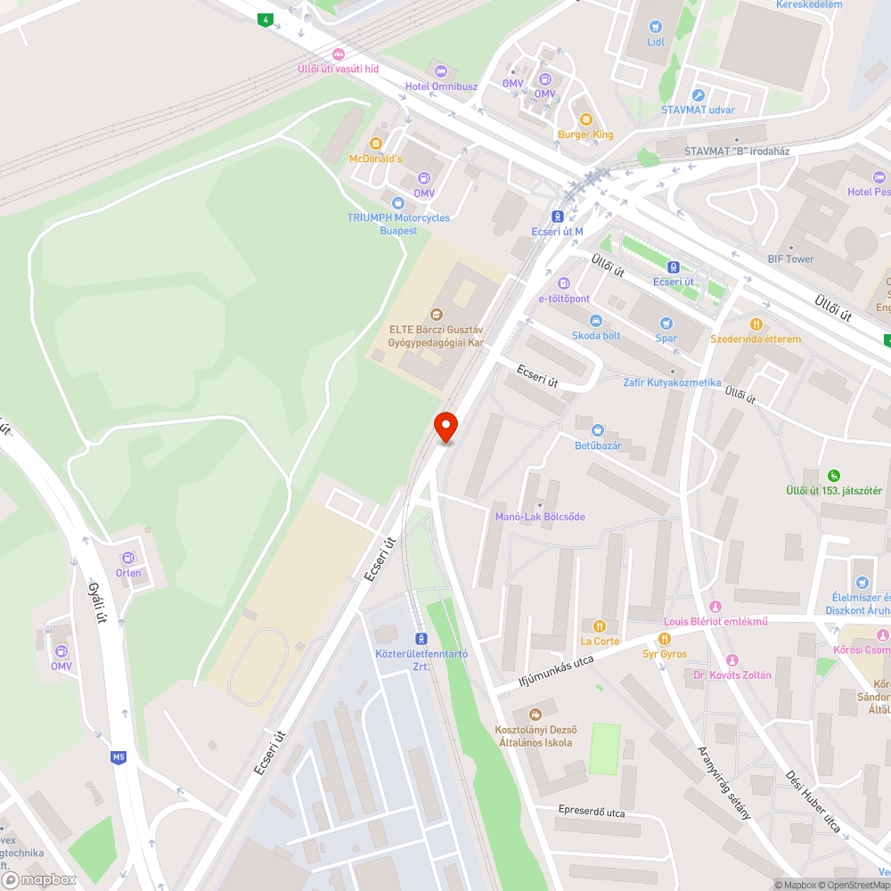 Rozsdásodó oszlopok bejelentés helye